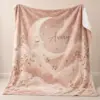 Quiet Moon Keepsake Personalized Throw Blanket — main illustrative mockup