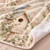 Bluebird First Home Personalized Throw Blanket — detail illustrative mockup