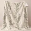 Rosemary Linen Lines Personalized Throw Blanket — main illustrative mockup